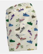  Costume da Bagno UOMO Nike Shorts Pantaloncini 5 VOLLEY SHORT Sneak Bianco 