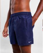 Costume da Bagno UOMO Nike pantaloncini Volley 5 Swim Breaker Shorts Blu Navy 