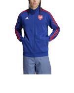  Arsenal Fc Adidas Giacca Calcio Track Top DNA Royal Blue con TASCHE a ZIP 