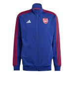  Arsenal Fc Adidas Giacca Calcio Track Top DNA Royal Blue con TASCHE a ZIP 