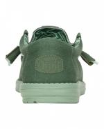  Scarpe Casual Mocassini UOMO Hey Dude Wally canvas m Verde 