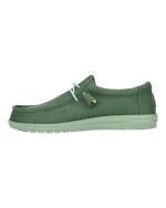  Scarpe Casual Mocassini UOMO Hey Dude Wally canvas m Verde 