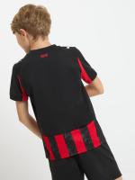  Ac Milan Puma Maglia Calcio Ragazzo Bambino Rosso Nero 2025 26 maniche corte 