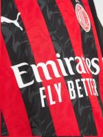  Ac Milan Puma Maglia Calcio Ragazzo Bambino Rosso Nero 2025 26 maniche corte 