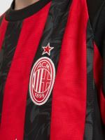  Ac Milan Puma Maglia Calcio Ragazzo Bambino Rosso Nero 2025 26 maniche corte 