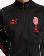  Ac Milan Puma Giacca tuta sportiva Nero 2025 26 Stadium Pre Match KING Anthem 