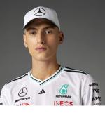 Mercedes AMG Adidas Cappello Berretto Bianco Driver F1 2025 