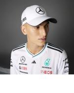  Mercedes AMG Adidas Cappello Berretto Bianco Driver F1 2025 
