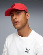  Ac Milan Puma Cappello Berretto Unisex Rosso Essentials Baseball Poliestere 