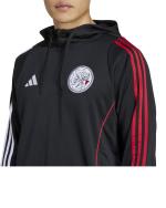  Ajax Amsterdam Adidas Felpa Allenamento Track Hoodie Nero con tasche 2025 26 